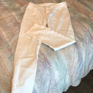 7 FOR MANKIND WHITE JEANS